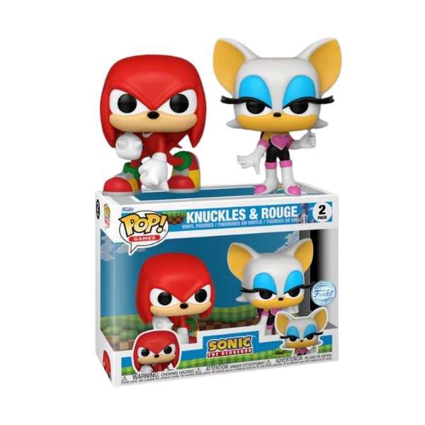 Funko Pop! Games: Sonic - Knuckles & Rouge Exclusive) 2-Pack