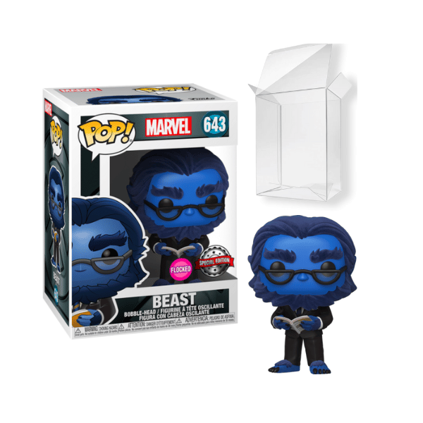 Funko Pop! Marvel - Beast #643 Flocked Special Edition