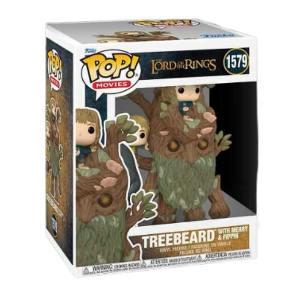 Funko Pop! Movies_ The Lord of the Rings - Treebeard with Merry & Pippin #1579