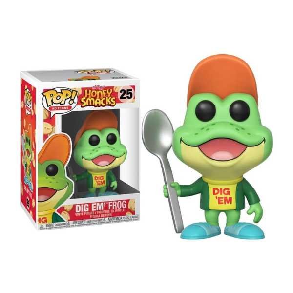 Funko Pop! Ad Icons: Kellogg's Honey Smacks- Dig Em' Frog #25 [7.5/10]