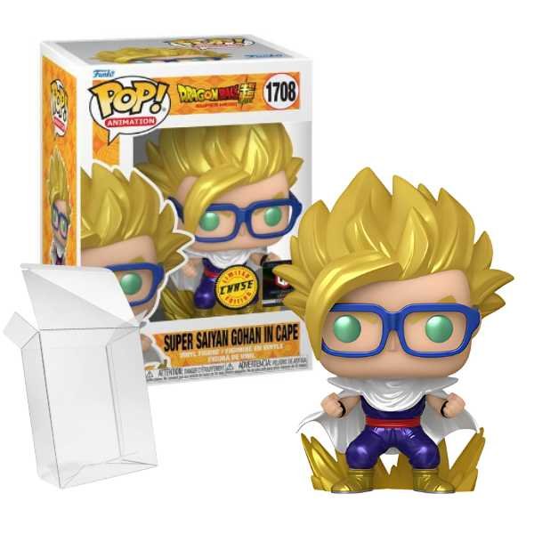 Funko Pop! Animation: Dragon Ball Super - Super Saiyan Gohan (in Cape) #1708 CC Exclusive [CHASE]