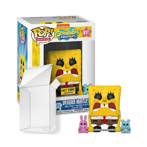 Funko Pop! Animation: Spongebob Squarpants - Spongebob Weightlifter #917 Hot Topic Exclusive [Box conditie 7.5/10]