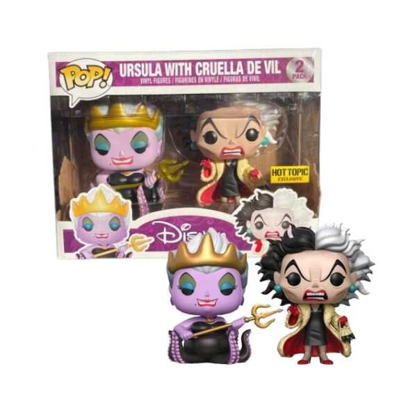 Funko Pop! Disney: Ursula With Cruella de Vil 2 Pack - Hot Topic Exclusive [7/10]