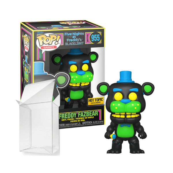 Funko Pop! Games: Five Nights at Freddy's - Freddy Fazbear Black Light Hot Topic Exclusive