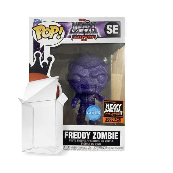 Funko Pop! Heavy Metal - Freddy Zombie #SE Heavy Metal Halloween 3000 pcs Glitter [Box conditie 7/10]