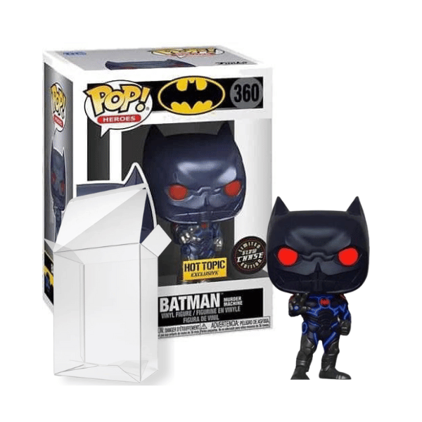 Funko Pop! Heroes: Batman - Batman Murder Machine #360 Glow CHASE Hot Topic Exclusive [Box conditie 7.5/10]