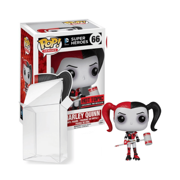 Funko Pop! Heroes: Super Heroes - Harley Quinn #66 Hot Topic Exclusive Pre-Release [Box conditie 7.5/10]