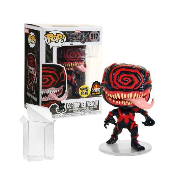 Funko Pop Marvel Corrupted Venom #517 [LA Comic Con - popular Glow in the Dark]