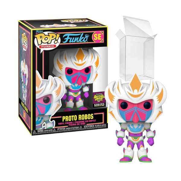 Funko Pop! Proto Robos LE 6250 Black Light SDCC 2022 Fundays Box of Fun [7.5/10]