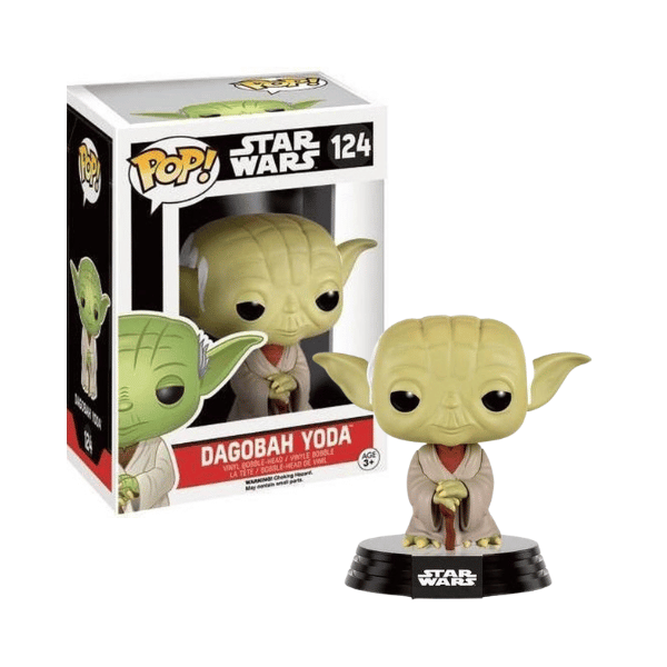 Funko Pop! Star Wars - Dagobah Yoda #124 [Box conditie 6.5/10]