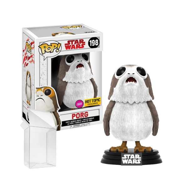 Funko Pop! Star Wars The Last Jedi - Porg Flocked Chase Hot Topic #198