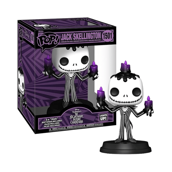 Funko Pop! Super: The Nighmare Before Christmas - Jack Skellington #1501 Lights Up!