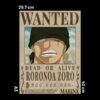 One Piece Wanted Dead or Alive Bounty Poster [42CM] - Roronoa Zoro