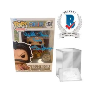 Signed by Sean Hennigan - Funko Pop! Animation: One Piece - Gol D. Roger #1274 Special Edition [Autographed W/Quote] + COA