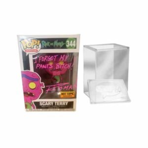 Signed by David Angelo Roman - Funko Pop! Rick and Morty - Scary Terry #344 Hot Topic Exclusive (No COA)