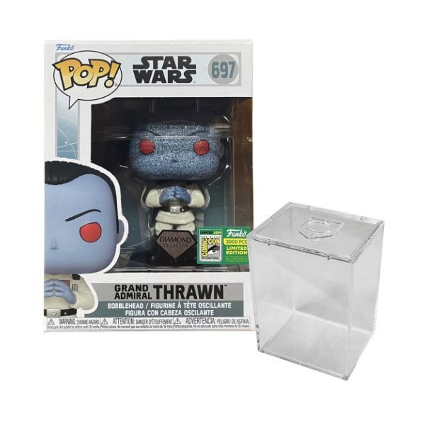 Funko Pop! Star Wars: Grand Admiral Thrawn 697 3000LE Diamond SANDIEGO COMIC CON Exclusive