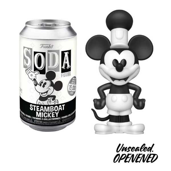 Funk Soda! Disney Steamboat Mickey - Unsealed Openened