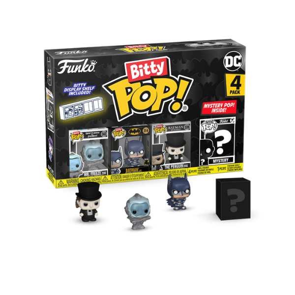 Funko Bitty Pop! DC: Batman 85Th Anniversary - 4 Pack Mr Freeze - Batman - The Penguin