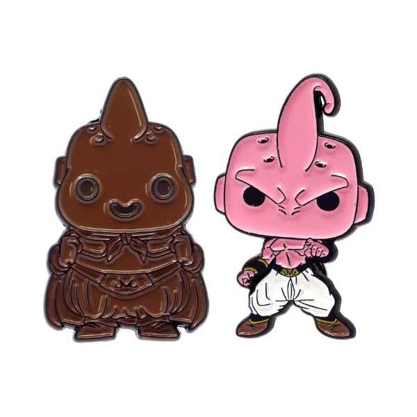 Funko POP! Pins Dragon Ball Z Kid Buu and Majin Buu (Chocolate) 2-Pack Exclusive