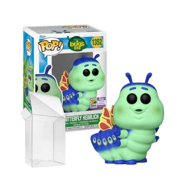 Funko Pop! A Bug's Life - Butterfly Heimlich #1352 [SDCC Comic Con Sticker - Official]