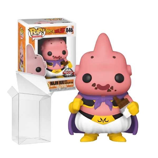 Funko Pop! Animation: Dragon Ball Z - Majin Buu with Chocolate Bar #846 Special edition Exclusive [7/10]