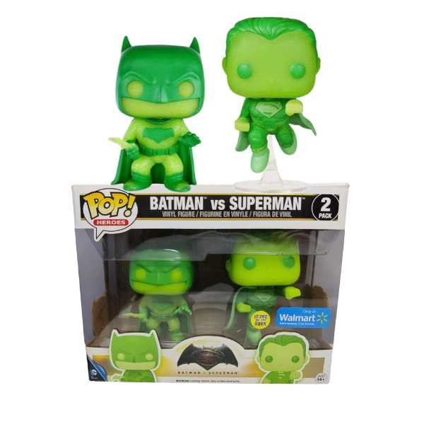 Funko Pop! DC Comics: Superman Vs Batman GITD Walmart Exclusive [7.5/10]