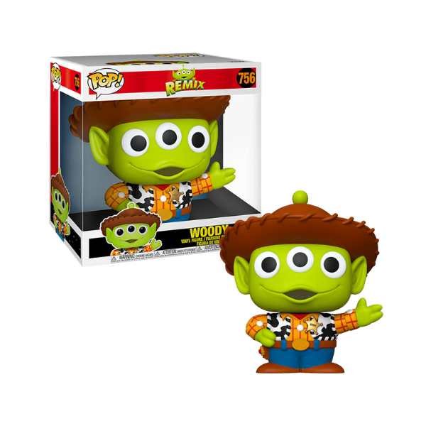 Funko Pop! Disney ToyStory Alien Remix - Woody #756 10'' Inch 25cm #756 [7/10]