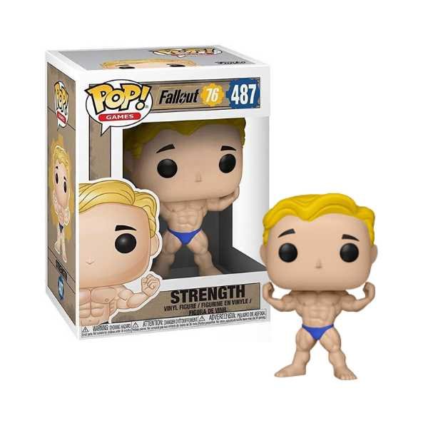 Funko Pop! Games: Fallout 76 - Strength #487 [Box conditie 7.5/10]