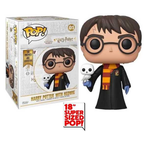 Funko Pop! Harry Potter - Harry with Hedwig 18'' Inch Super sized 46CM