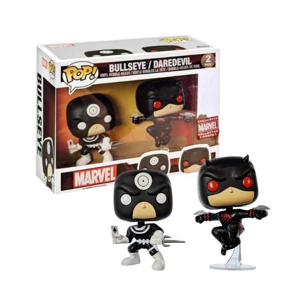 Funko Pop! Marvel: Bullseye / Daredevil 2 Pack - Marvel Collector Corps