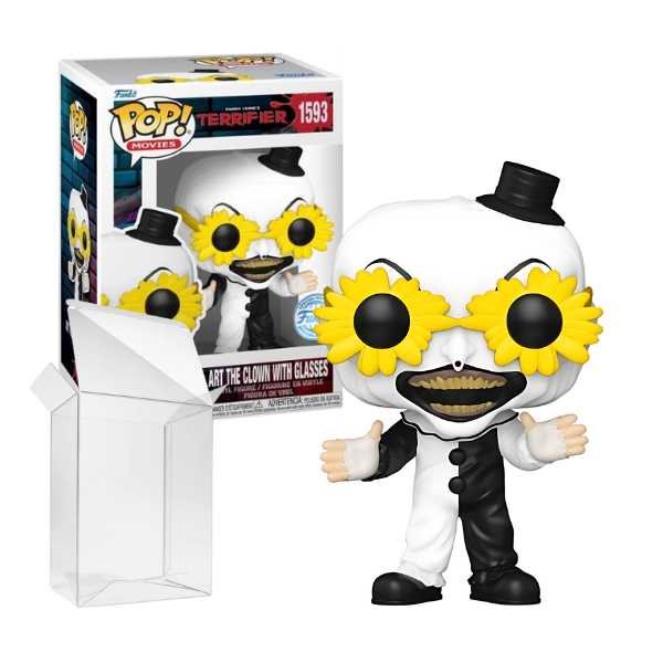 Funko Pop! Movies: Terrifier - Art the Clown with Glasses #1593 Funko Exclusive