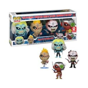 Funko Pop! Rocks: Iron Maiden - Live after death / seventh son / nights of the dead / somewhere in time eddie 4 pack Alliance Entertainment Exclusive Glow in the Dark