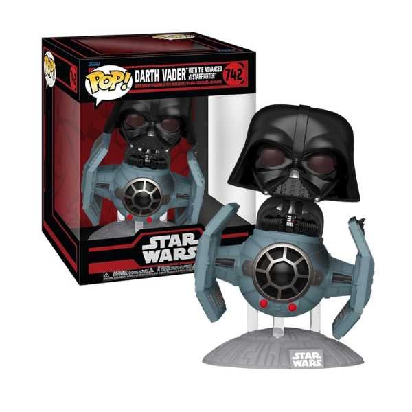 Funko Pop! Star Wars_ Darkside - Darth vader With Tie Advanced x1 Starfighter #742 Rides