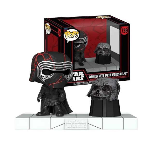 Funko Pop! Star Wars_ Darkside - Kylo Ren with Darth Vader's Helmet #739 Moment