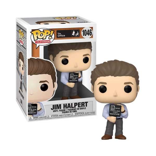 Funko Pop! Television: The Office - Jim Halpert (Nonsense Sign) #1046 [Box conditie 7.5/10]