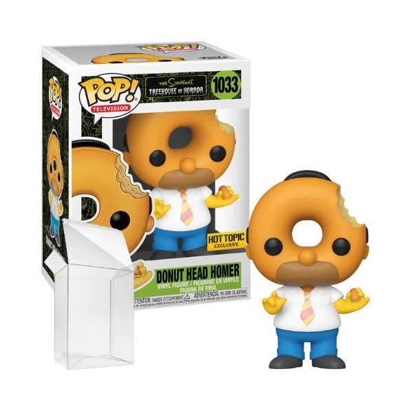 Funko Pop! Television: The Simpson - Donut Head Homer #1033 Hot Topic [Box conditie 7.5/10]