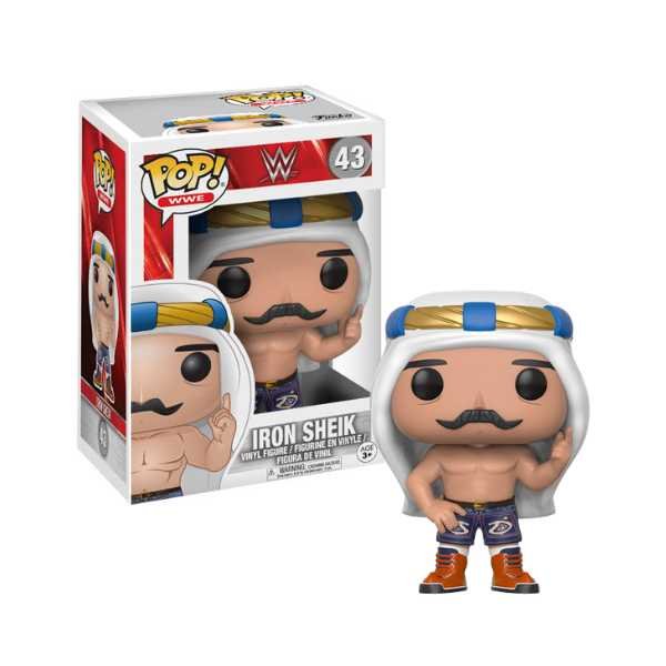 Funko Pop! WWE - Iron Sheik #43 [Box conditie 7.5/10]