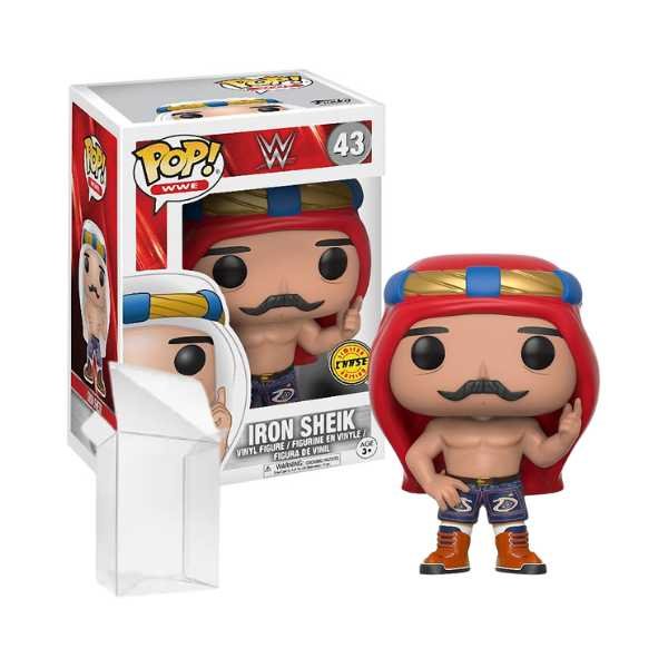 Funko Pop! WWE - Iron Sheik #43 CHASE Version [Box conditie 7.5/10]