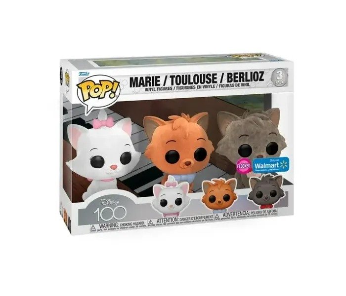 Funko Pop! Disney 100th Anniversary Aristocats 3-Pack Limited Edition Wallmart Exclusive