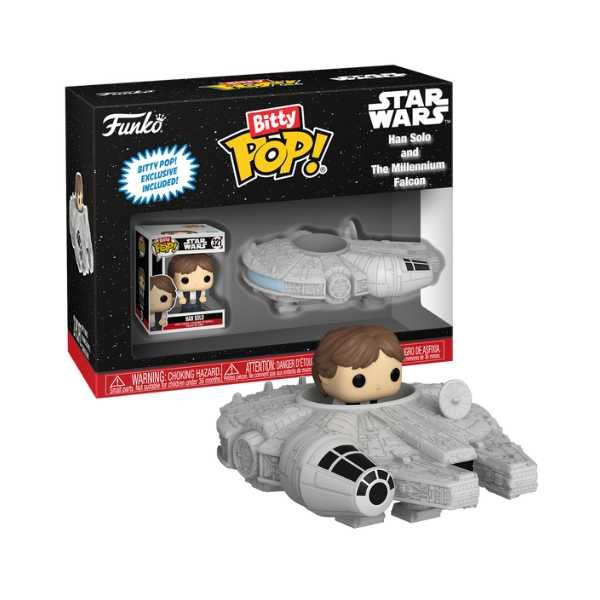 Funko Bitty Pop Rides! Star Wars - Han Solo and The Millennium Falcon