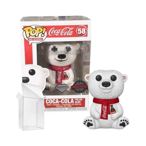 Funko Pop! Ad Icons: Coca Cola - Coca-Cola (Polar Bear) #58 Diamond Special Edition Exclusive