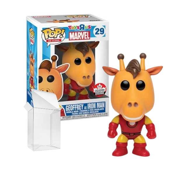 Funko Pop! Ad icons / Marvel: Geoffrey as Iron Man #29 Canadian Convention Exclusive [7.5/10]