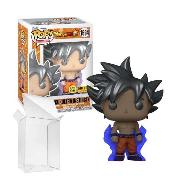 Funko Pop! Animation_ Dragon Ball Z - Goku (Ultra Instinct) #1694 GITD HT Exclusive