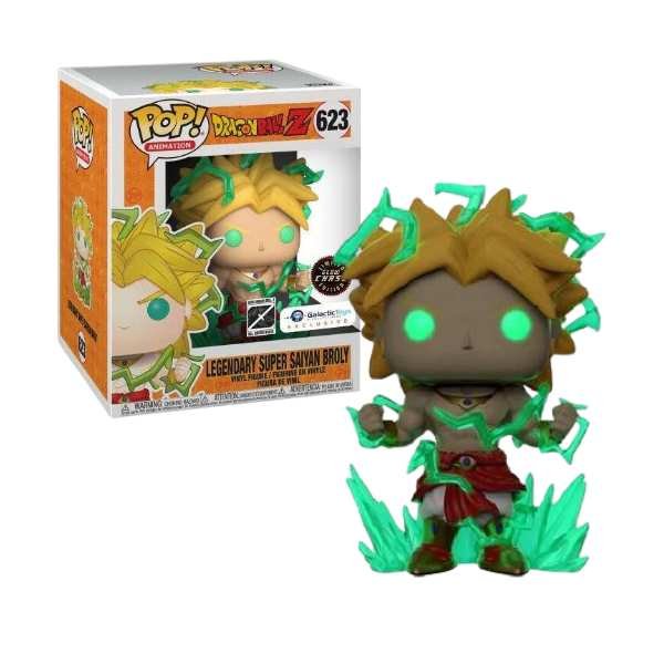 Funko Pop! Animation: Dragon Ball Z - Legendary Super Saiyan Broly #623 Galactic Toys Exclusive GLOW CHASE [7.5/10]