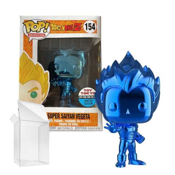 Funko Pop! Animation: Dragon Ball Z - Vegeta #154 (Blue Chrome) NYCC 2018 Exclusive [7.5/10]