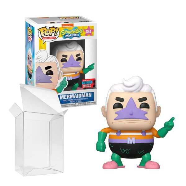 Funko Pop! Animation_ Spongebob - Mermaidman 2020 Fall convention Exclusive #834