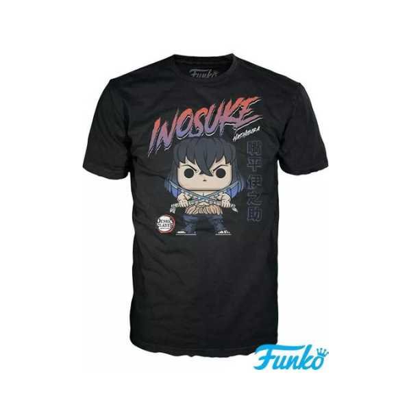 Funko Pop! Demon Slayer: T-Shirt Inosuke Hashibira – Maat S