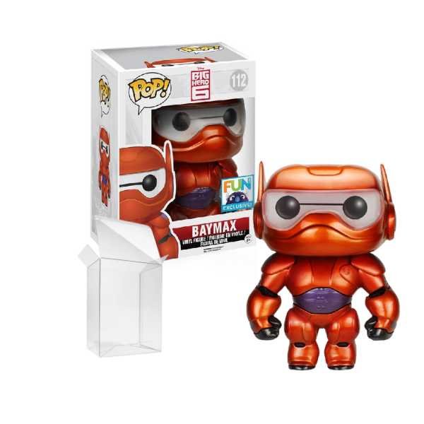 Funko Pop! Disney: Big Hero 6 - Baymax Armored Metallic Fun exclusive 6 inch #112 [7.5/10]