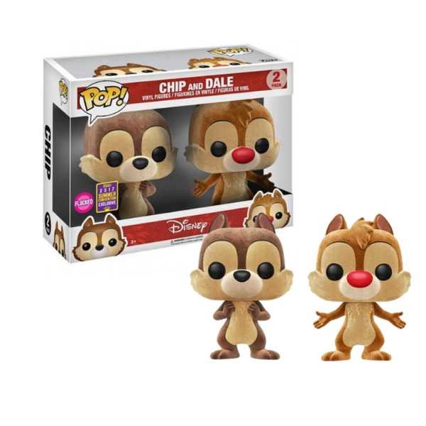 Funko Pop! Disney: Chip & Dale Chip and Dale (Flocked) (2-Pack) [Summer Convention] [7.5/10]