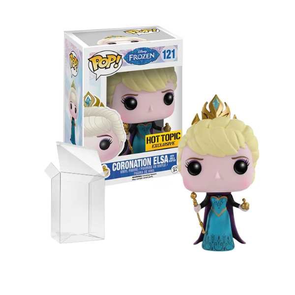 Funko Pop! Disney Frozen - Coronation Elsa With Orb & Scepter #121 Hot Topic Exclusive [7.510]